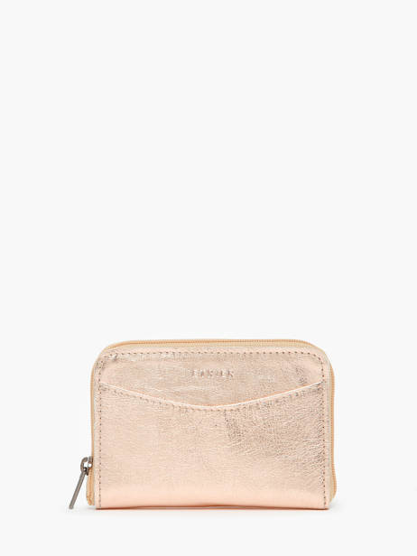 Portemonnee Leder Etincelle IrisÃ©e Etrier Roze etincelle irisee 74701