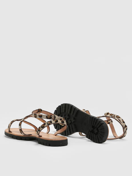 Sandalen Uit Leder Les tropeziennes Bruin women HEXOM ander zicht 4