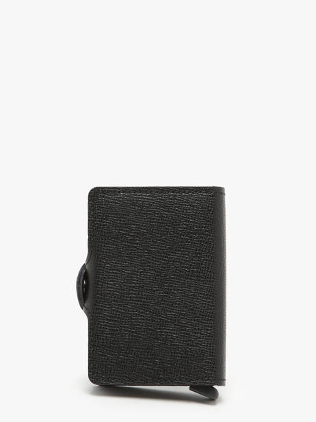 Kaarthouder Twin Wallet Crisp Leder Secrid Zwart crisple TC ander zicht 3