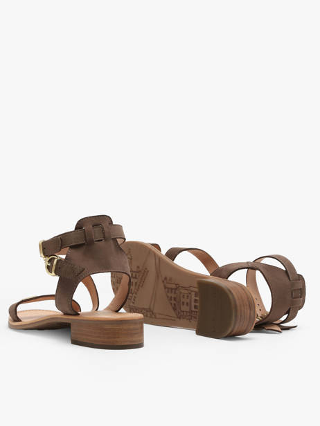 Sandalen Uit Leder Les tropeziennes Bruin women HOCNEY ander zicht 4