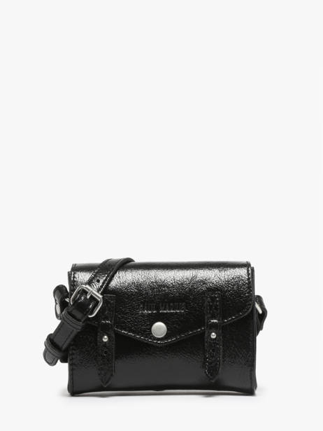 Cross Body Tas Mini Indispensable Éclipse Leder Paul marius Zwart eclipse MINIECL