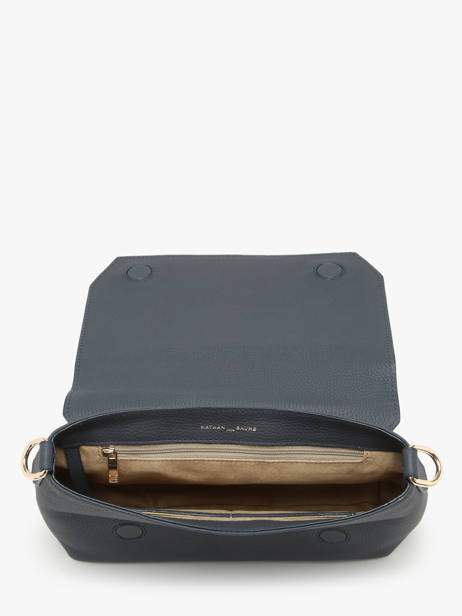 Cross Body Tas Tycia Leder Nathan baume Blauw victoria 89 ander zicht 3