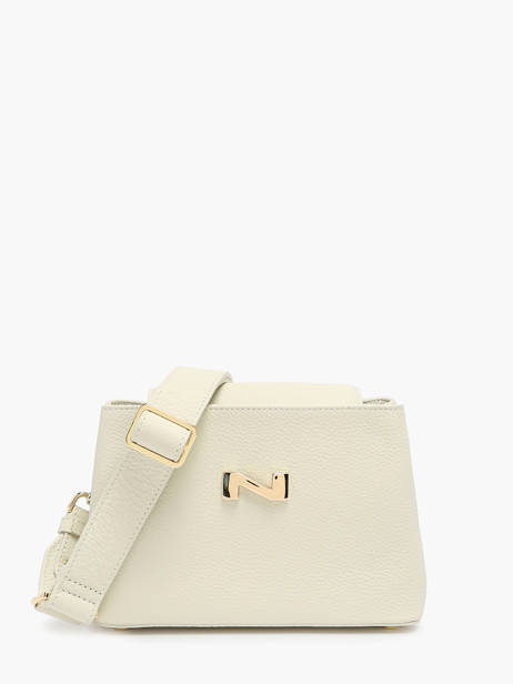 Cross Body Tas Poppy Leder Nathan baume Beige eden 2