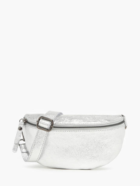 Heuptasje Nine Leder Milano Zilver nine NI19091N