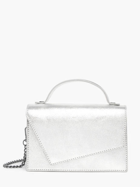 Cross Body Tas Nine Leder Milano Zilver nine NI23111