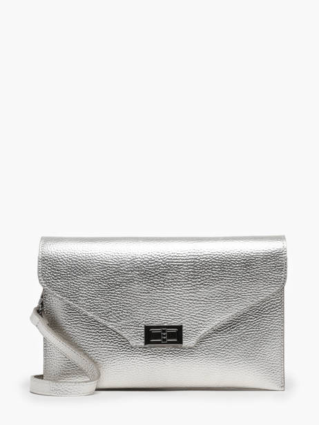 Clutch Milano Zilver caviar CA23122