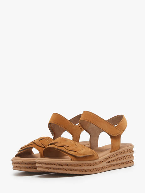 Sandalen Met Platformzool Uit Leder Gabor Bruin women 14 ander zicht 4