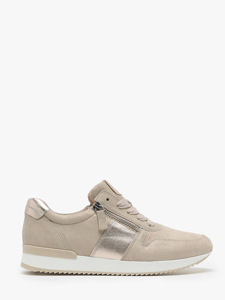 Sneakers Uit Leder Gabor Beige women 32