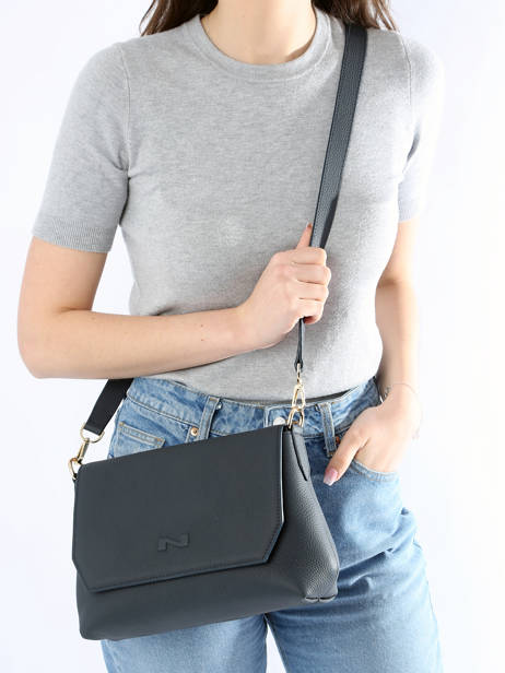 Cross Body Tas Tycia Leder Nathan baume Blauw victoria 89 ander zicht 1