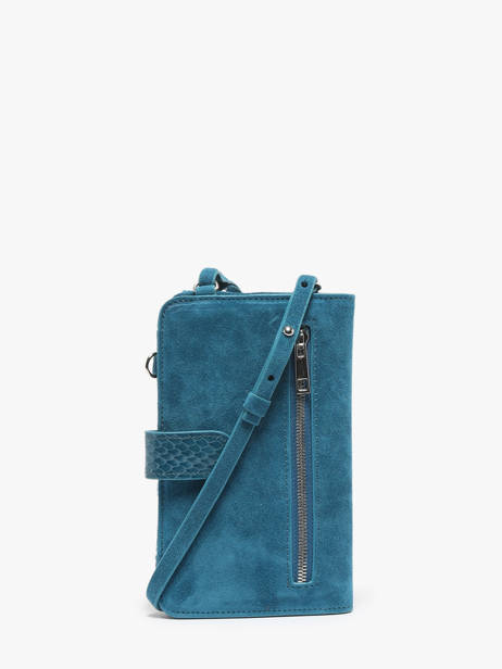 Telefoonetui Leder Great by sandie Blauw new zack SNA ander zicht 5