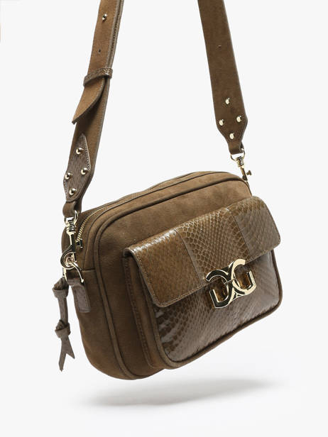 Cross Body Tas Donna Leder Great by sandie Groen donna LAM ander zicht 2