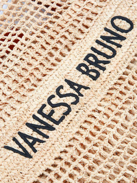 Handtas Cabas Raphia Vanessa bruno Beige cabas raphia 60V40468 ander zicht 2