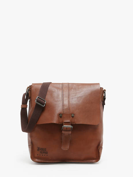 Cross Body Tas Basilic pepper Bruin traveler BTRA04 ander zicht 1