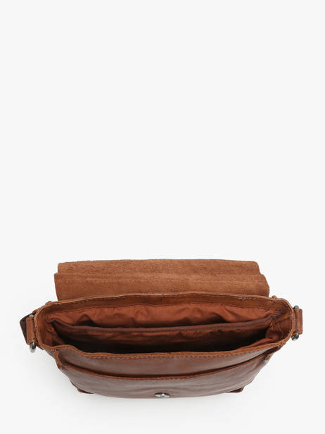 Cross Body Tas Basilic pepper Bruin traveler BTRA04 ander zicht 4