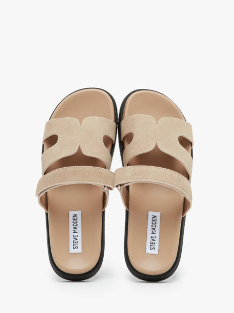 Slippers Uit Leder Steve madden Beige women 11003028 ander zicht 2