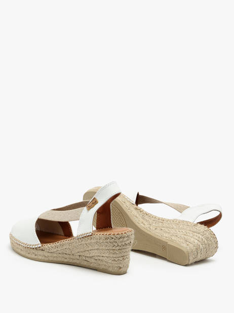 Espadrilles Uit Leder Toni pons Wit women P ander zicht 4