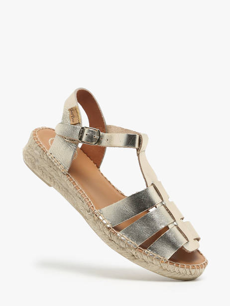 Sandalen Uit Leder Toni pons Goud women EMMA ander zicht 1