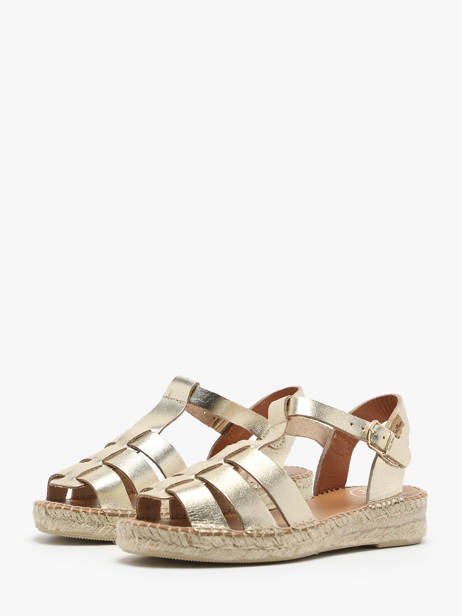 Sandalen Uit Leder Toni pons Goud women EMMA ander zicht 4