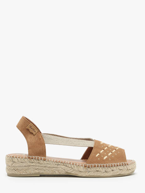 Espadrilles Uit Leder Toni pons Bruin women EDITH