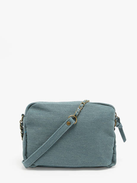 Cross Body Tas Codette Katoen Pieces Blauw codette 17150467 ander zicht 4