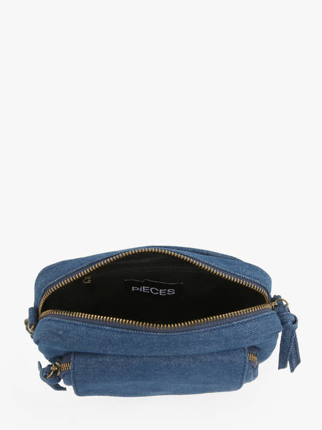 Cross Body Tas Codette Katoen Pieces Blauw codette 17150467 ander zicht 3