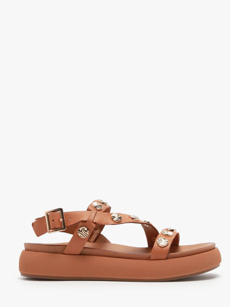 Sandalen Uit Leder Inuovo Bruin women A96019