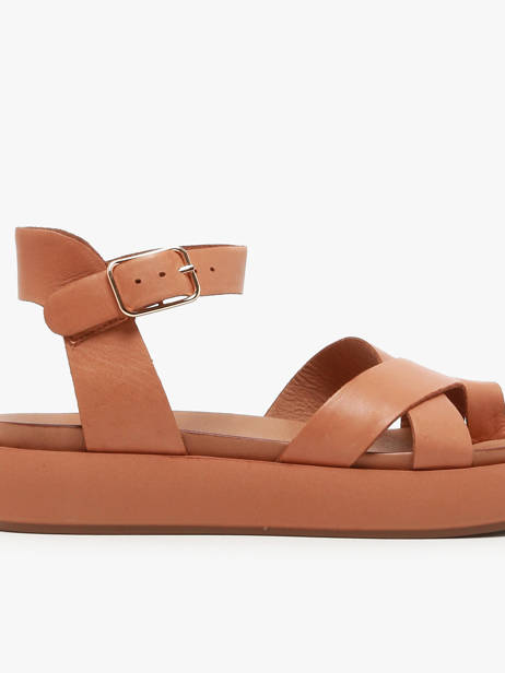 Sandalen Uit Leder Inuovo Groen women A96002 ander zicht 1