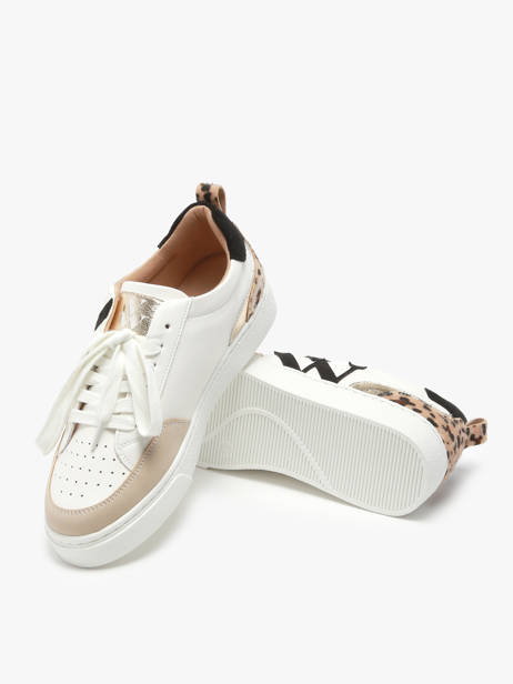 Sneakers Luna Léopard Vanessa wu Zwart women BK2656NR ander zicht 1