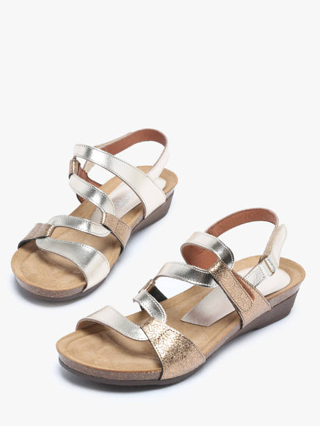 Sandalen Uit Leder Xapatan Zilver women 2164 ander zicht 3