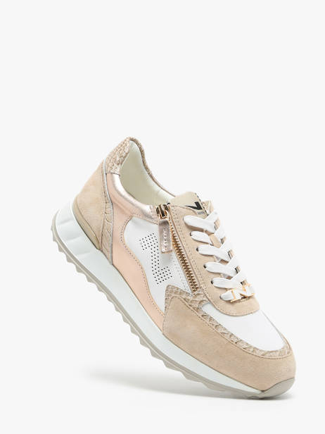 Sneakers Uit Leder Nathan baume Beige women 241NS01 ander zicht 1