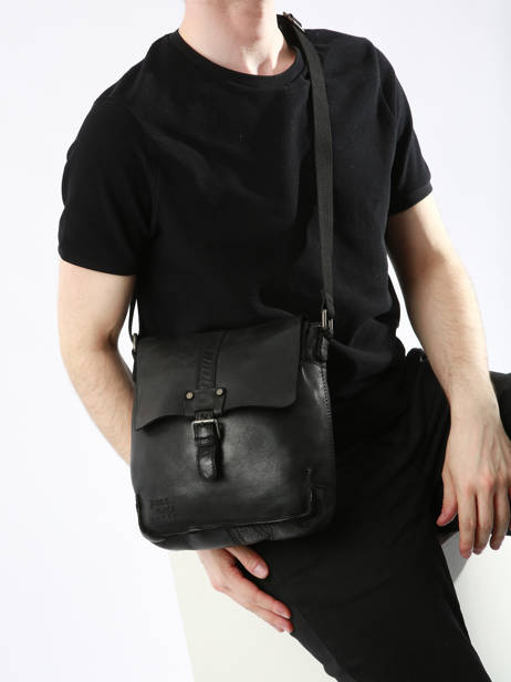 Cross Body Tas Basilic pepper Zwart traveler BTRA4A ander zicht 1