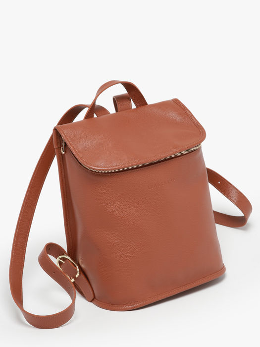 Longchamp Le foulonné Rugzak Bruin