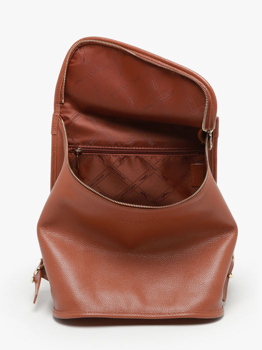 Longchamp Le foulonné Rugzak Bruin