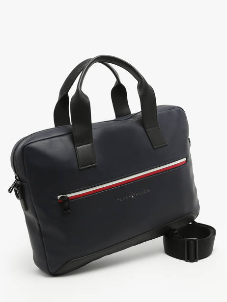 Documententas Tommy hilfiger Blauw essentiel AM12211 ander zicht 2