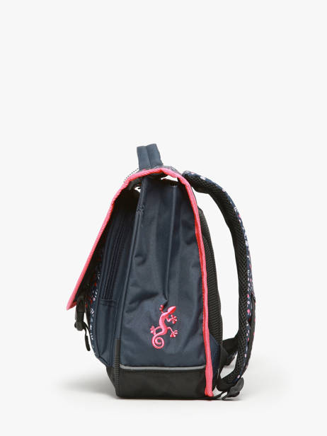 Boekentas Kind 2 Compartimenten Cameleon Roze actual CA38 ander zicht 2
