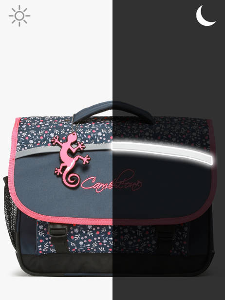 Boekentas Kind 2 Compartimenten Cameleon Roze actual CA38 ander zicht 7