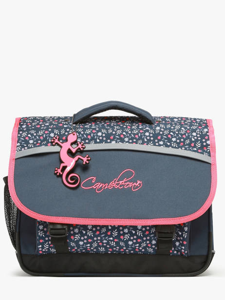 Boekentas Kind 2 Compartimenten Cameleon Roze actual CA38