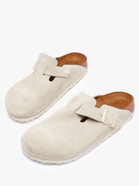 Slippers Uit Leder Birkenstock Wit women 1024740 ander zicht 1