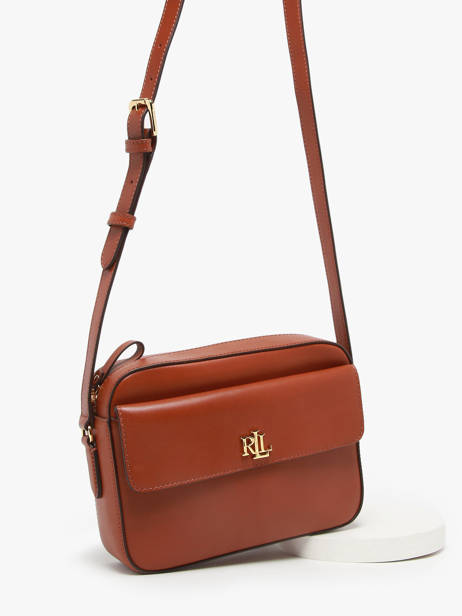 Cross Body Tas Dryden Leder Lauren ralph lauren Bruin dryden 31926645 ander zicht 2