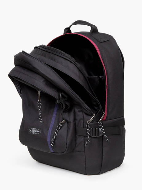 Rugzak 2 Compartimenten Eastpak Zwart pbg core series PBGA5BEW ander zicht 2