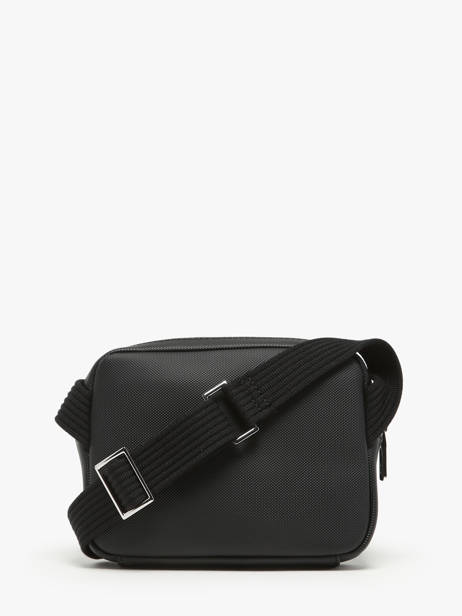 Cross Body Tas Lacoste Zwart men's classic NH4588HC ander zicht 4