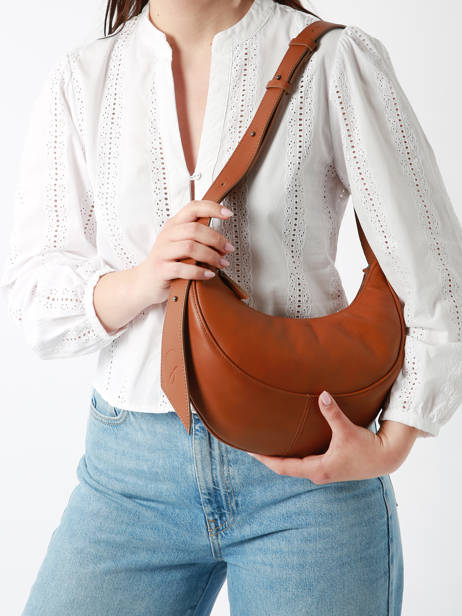 Cross Body Tas Sosoomao Leder Etrier Bruin sosoomao ECSO057M ander zicht 1