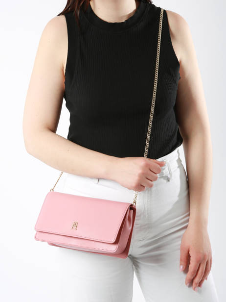 Cross Body Tas Th Refined Tommy hilfiger Roze th refined AW16109 ander zicht 1