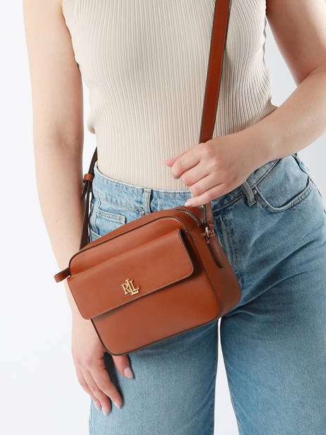 Cross Body Tas Dryden Leder Lauren ralph lauren Bruin dryden 31926645 ander zicht 1