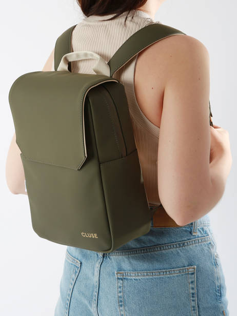 Rugzak Cluse Groen backpack CX039 ander zicht 1
