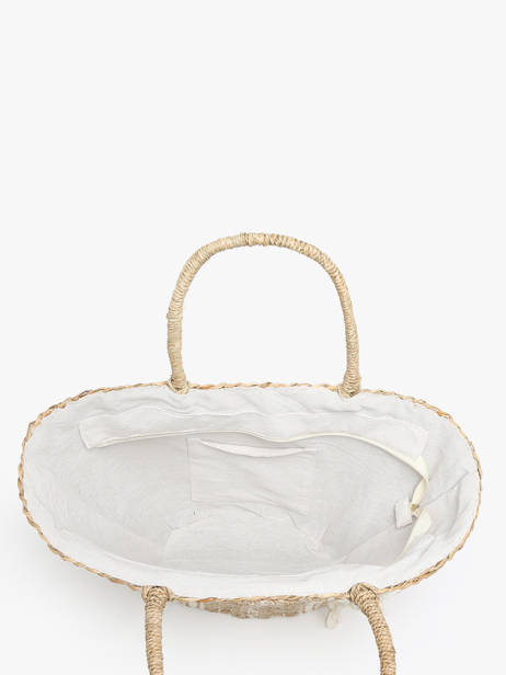 Schoudertas Straw Stro Miniprix Beige straw B471 ander zicht 2