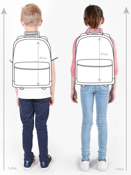 Rugzak Op Wieltjes 2 Compartimenten Tann's Veelkleurig les fantaisies f 73269 ander zicht 1