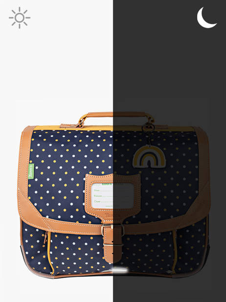 Boekentas 1 Compartiment Tann's Blauw les fantaisies f 35322 ander zicht 5