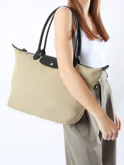 Longchamp Le pliage energy Schoudertas Beige