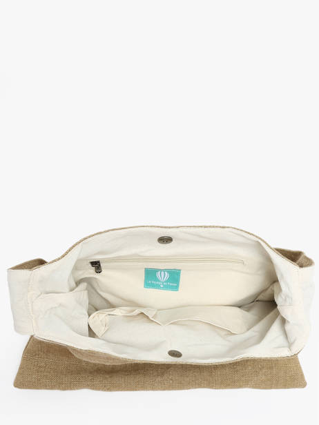 Handtas Naturel Le voyage en panier Beige naturel PM806 ander zicht 3